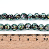 Handmade Foil Glass Beads Strands FOIL-N029-05C-4