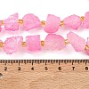 Raw Rough Natural Quartz Crystal Beads Strands G-Z131-J01-11-3