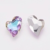 K9 Glass Rhinestone Pendants GLAA-F083-01A-02-2