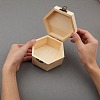 Unfinished Pine Wood Jewelry Box CON-WH0072-08-3