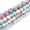Baking Paint Glass Beads Strands DGLA-N003-10mm-C03-2
