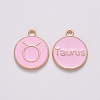Alloy Enamel Pendants ENAM-S124-01B-09C-1