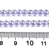 Electroplate Transparent Glass Beads Strands X-GLAA-T032-T4mm-AB01-2