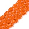 Transparent Glass Beads Strands EGLA-N013-T10mm-D09-1