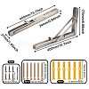 304 Stainless Steel Folding Shelf Brackets SW-TAC0001-15P-3