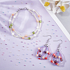  120g 5 Style 12/0 Imitation Jade Glass Seed Beads SEED-NB0001-87-4