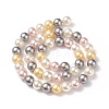 Shell Pearl Bead Strands BSHE-L017-17-6