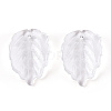 Transparent Glass Petal Beads GLAA-N001-17-4