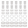 120Pcs 4 Styles Iron Dreadlocks Beads Hair Decoration FIND-TA0005-09S-1