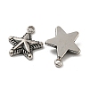304 Stainless Steel Charms STAS-L022-217AS-2