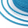 Round Waxed Polyester Cord X-YC-G006-01-1.0mm-14-2
