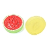 Opaque Resin Imitation Fruit Cabochons RE-CBA1212-02-3