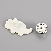 Spray Painted Alloy Brooches JEWB-S011-131-RS-3