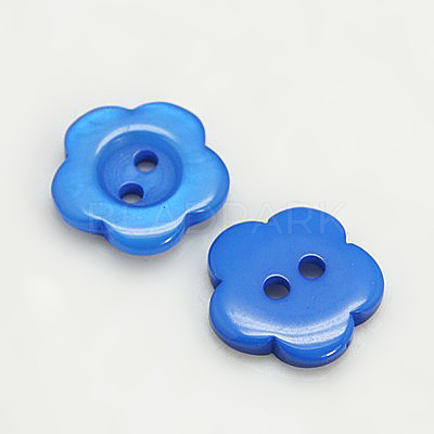 Resin Buttons RESI-D031-15mm-10-1