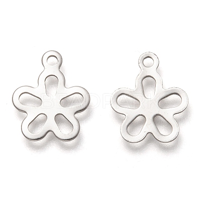 Non-Tarnish 201 Stainless Steel Charms STAS-C017-21P-1