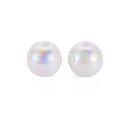 Opaque Acrylic Beads MACR-S370-D10mm-01-1