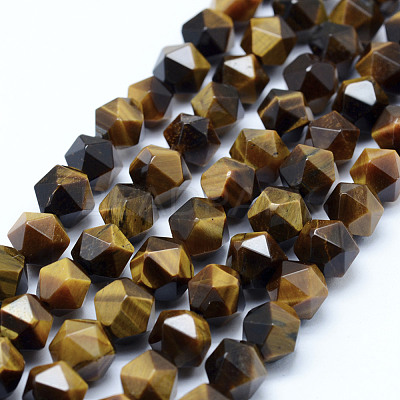 Natural Tiger Eye Beads Strands G-F523-45-8mm-1