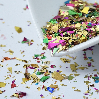 Plastic Candy Sequins/Paillette Chip X-DIY-I019-01N-1