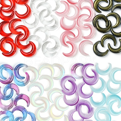 20Pcs Gradient Color Handmade Lampwork Beads LAMP-FS0001-18A-1