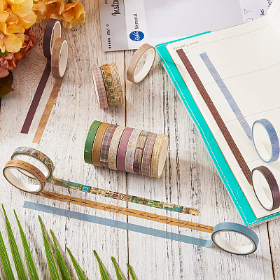 20 Rolls Paper Adhesive Tape Set DIY-TAC0023-42A-1
