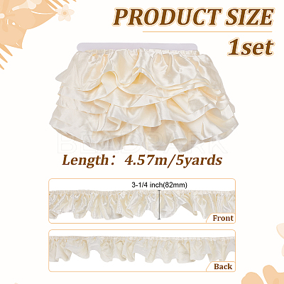 5 Yards Satin Ribbons SRIB-FG0001-32A-1