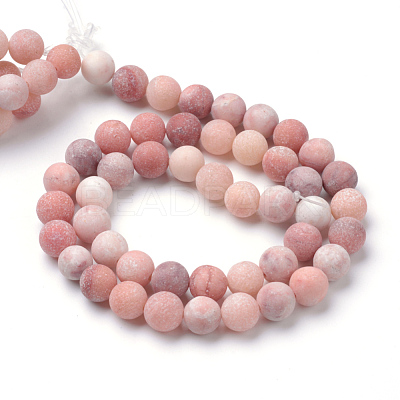 Natural Jade Beads Strands X-G-T055-8mm-24-1