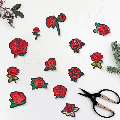 26Pcs 3 Styles Polyester Clothing Patches PATC-CY0001-52-1