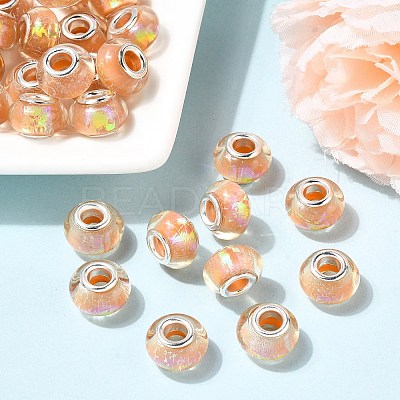 Drawbench Resin European Large Hole Beads DACR-S011-08-1