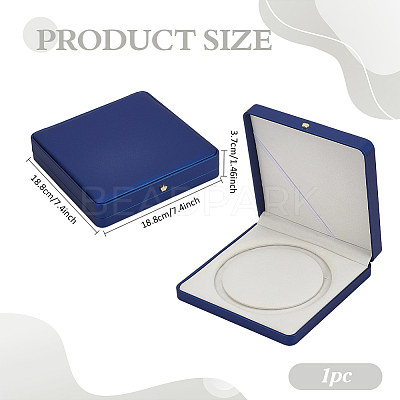 Leather Pearl Beaded Necklace Packaging Boxes CON-WH0086-187B-1