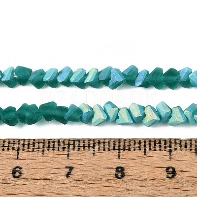 Frosted Transparent Glass Beads Strands LS-GLAA-N054-4mm-09-1