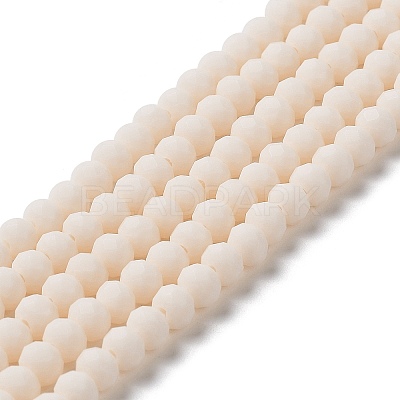 Glass Beads Strands EGLA-A034-P4mm-MD17-1