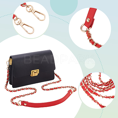 2Pcs 2 Styles Purse Chains DIY-WR0003-26D-1