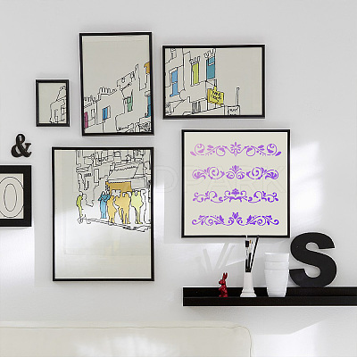 PET Plastic Drawing Painting Stencils Templates DIY-WH0244-200-1