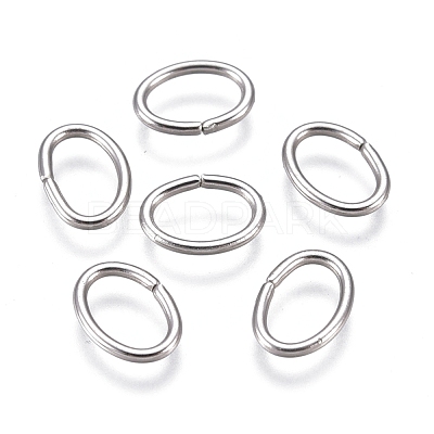 Tarnish Resistant 304 Stainless Steel Open Jump Rings STAS-F250-11P-O-1