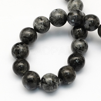 Natural Larvikite Round Beads Strands LS-G-S159-4mm-1