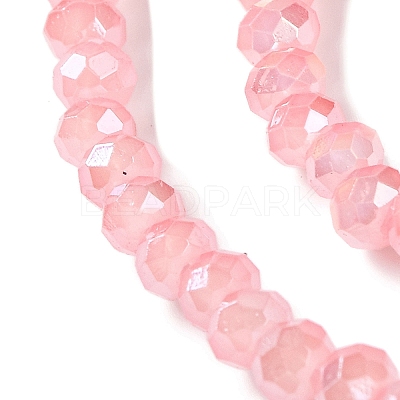 Baking Electroplate Glass Beads Strands X-DGLA-A039-J2MM-B08-1