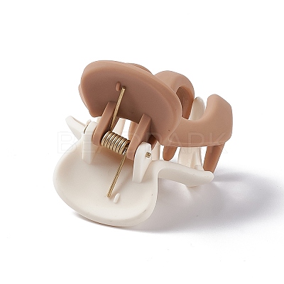 Two Tone Plastic Claw Hair Clips PHAR-F015-01D-1