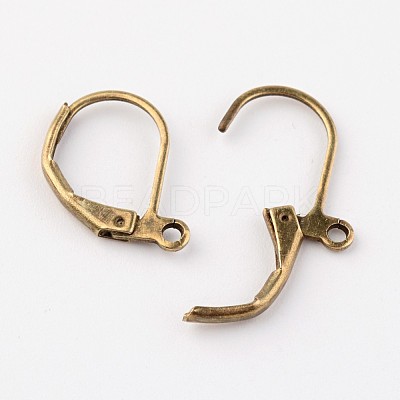 Brass Leverback Earring Findings EC223-NFAB-1