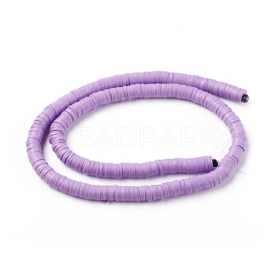 Handmade Polymer Clay Beads X-CLAY-R067-6.0mm-01-1