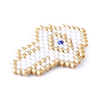 Handmade Seed Beads Pendants SEED-I012-13A-1