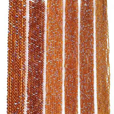 Electroplate Glass Beads Strands EGLA-A044-T4mm-L04-1