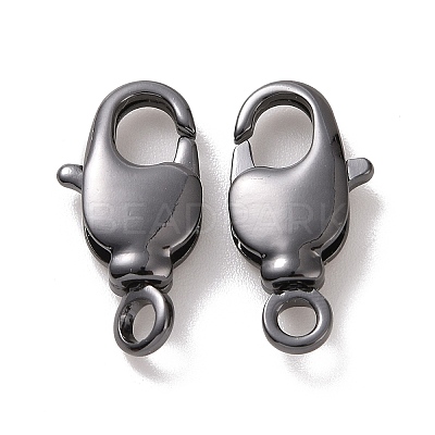 Brass Swivel Lobster Claw Clasps KK-K238-39B-S-1