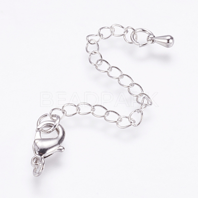 Long-Lasting Plated Brass Chain Extender X-KK-F711-09P-1