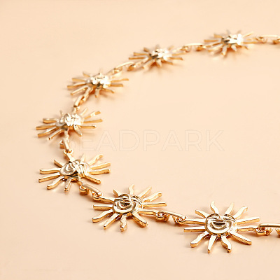 Alloy Sun Link Waist Belly Chains for Women FS-WGF079B-01-1