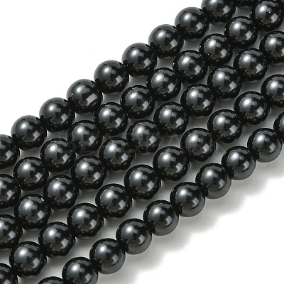 Eco-Friendly Glass Pearl Beads Strands HY-A008-8mm-RB080-1