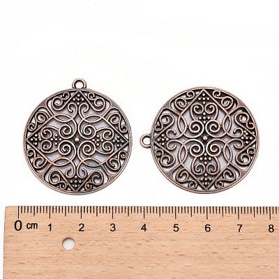 Alloy Pendants PALLOY-ZN33091-R-FF-1