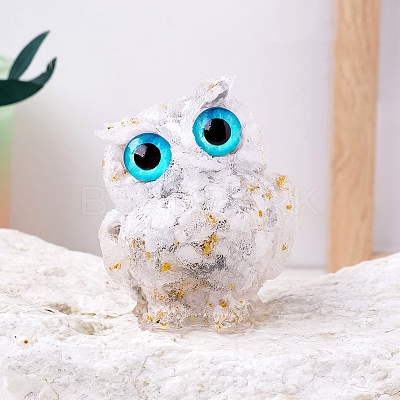 Resin Owl Display Decoration PW-WG50315-01-1