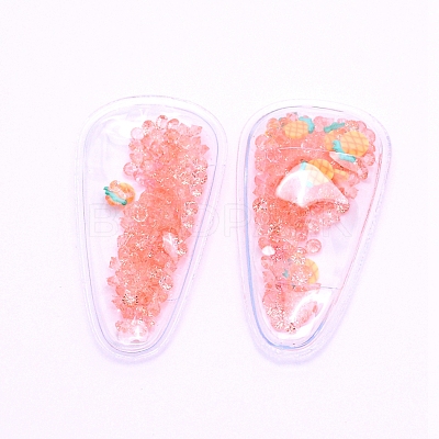 Plastic with Resin and Polymer Clay Accessories RESI-CJC0007-32C-1