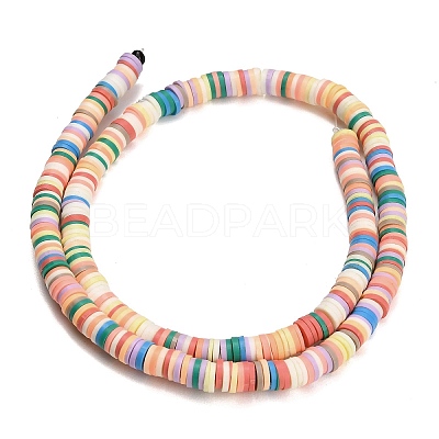 Handmade Polymer Clay Beads Strands PY-CBA21A8-01H-1