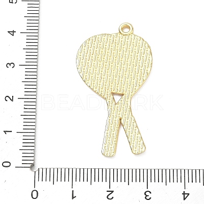 Tennis Alloy Enamel Pendants AL-CBA292F-02J-G-1